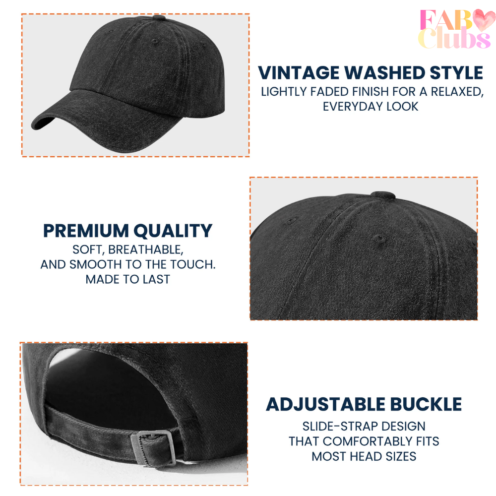 America’s 250th Anniversary United States Semiquincentennial Washed Denim Baseball Cap