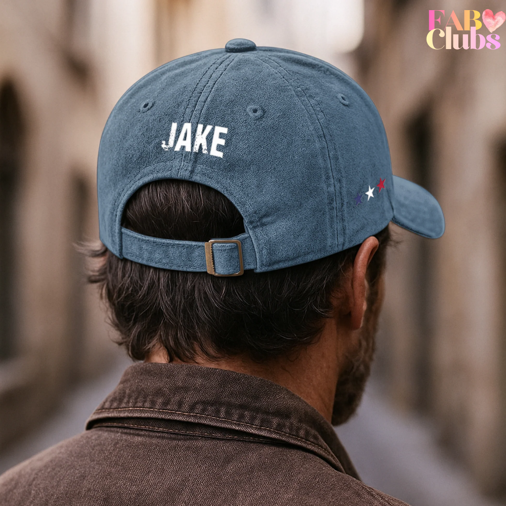 Rejecting Kings Since 1776 - Personalized Distressed Denim Cap