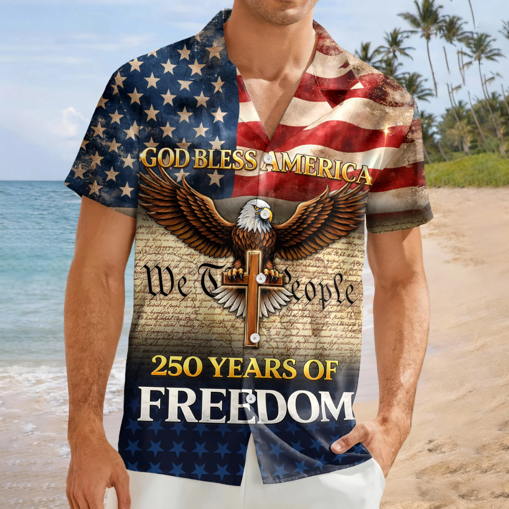 God Bless America - America 250 Years of Freedom Hawaii Shirt