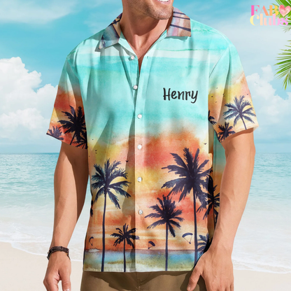 Custom Photo Family Vacation - Personalized Photo Hawaiian Shirt