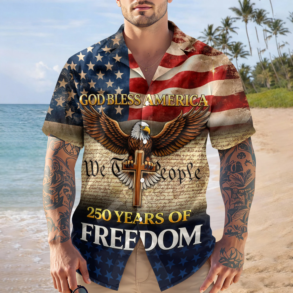 God Bless America - America 250 Years of Freedom Hawaii Shirt