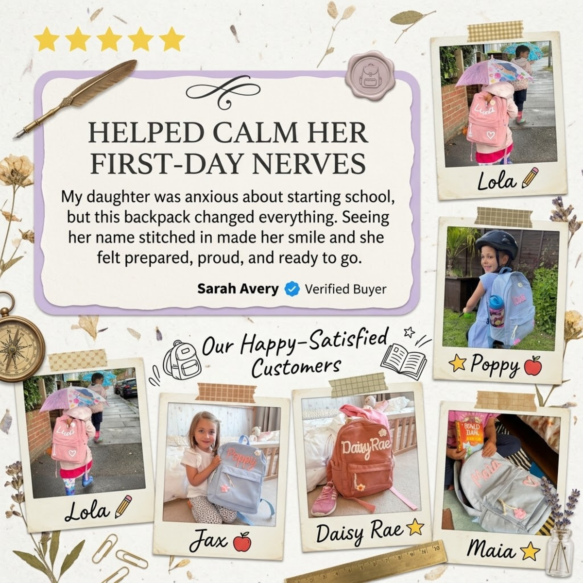 Personalized Backpack - With Your Child's Name