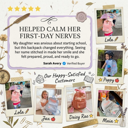 Personalized Backpack - With Your Child's Name
