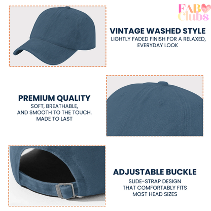 Rejecting Kings Since 1776 - Personalized Distressed Denim Cap