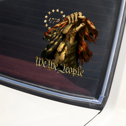 We The People - Bone Hand Decal Sticker