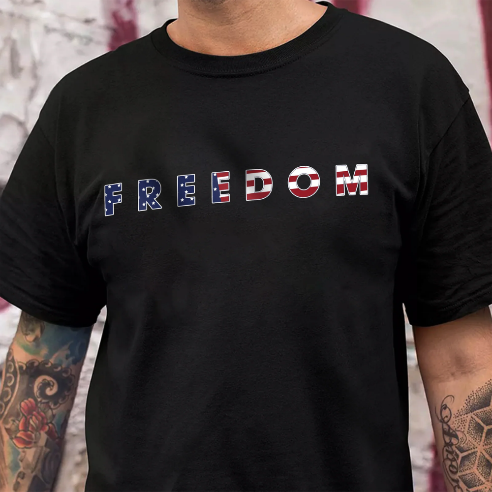 Freedom USA Eagles 250th Anniversary Semiquincentennial Back & Front Shirt