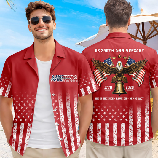 Custom Name Eagles 250th Birthday Independence - Reunion - Democracy Hawaii Shirt