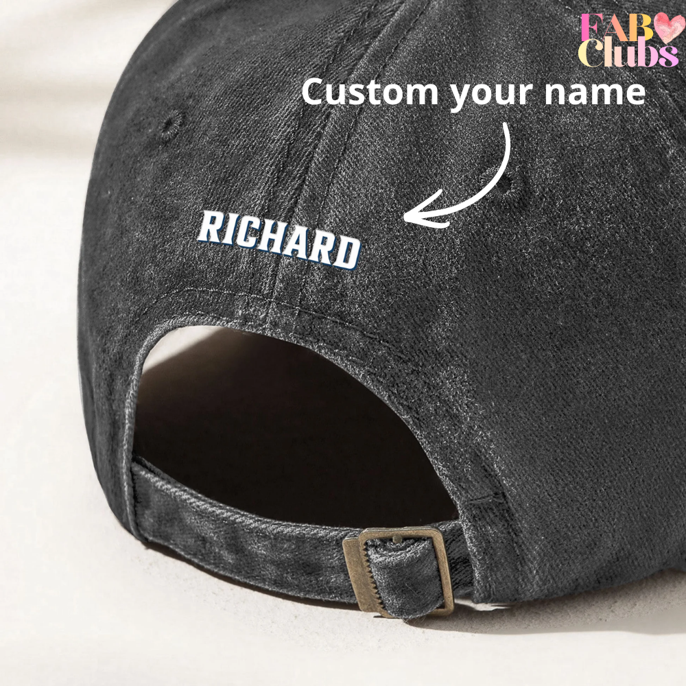 Bad Day To Be A Hot Dog - Personalized Distressed Denim Cap