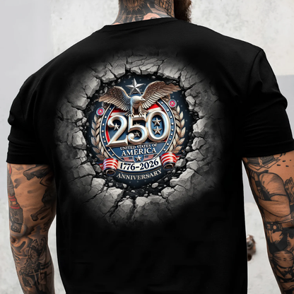 USA Eagles 250th Anniversary Semiquincentennial 1776-2026 Backside Shirt
