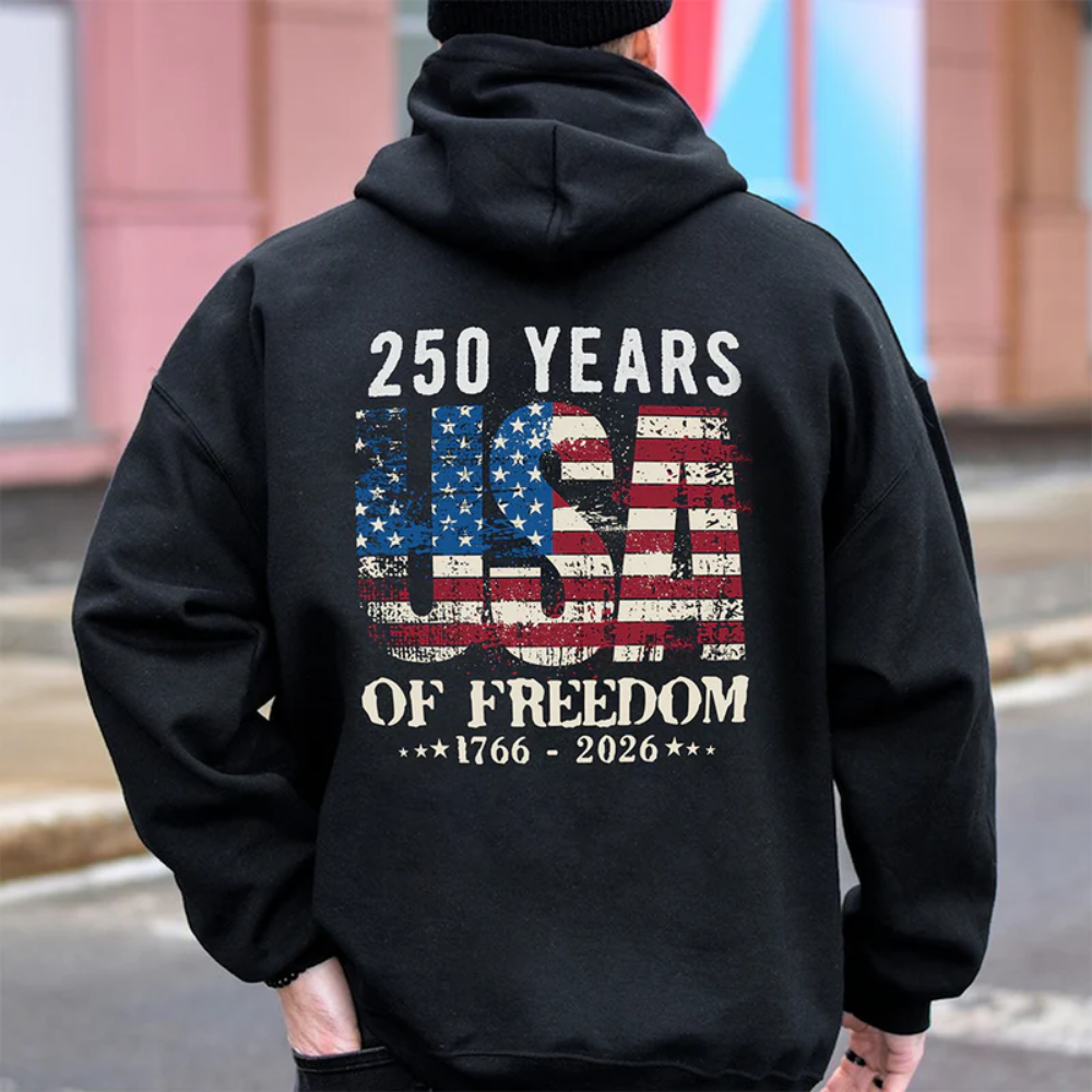 4th of July 1776 - 2026 USA Shirt, 250 Years USA Of Freedom Backside Shirt