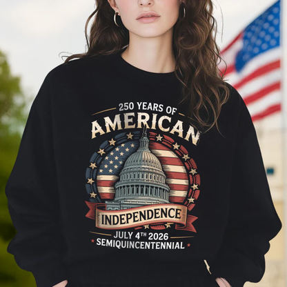 250 Years Of America Anniversary Independence Day, 4th of July 2026 Front Shirt