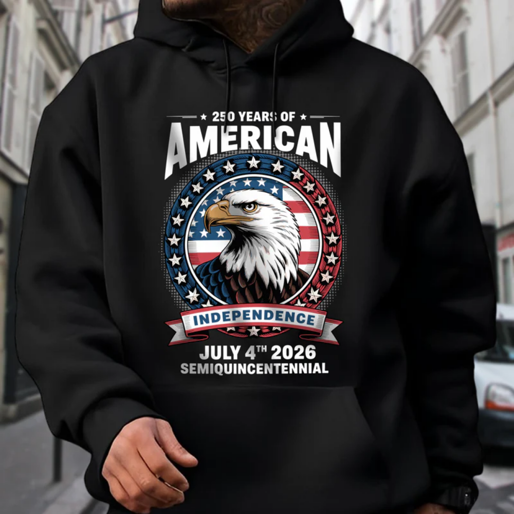 250 Years of America Anniversary Independence Day 2026, 4th of July Frontside Shirt