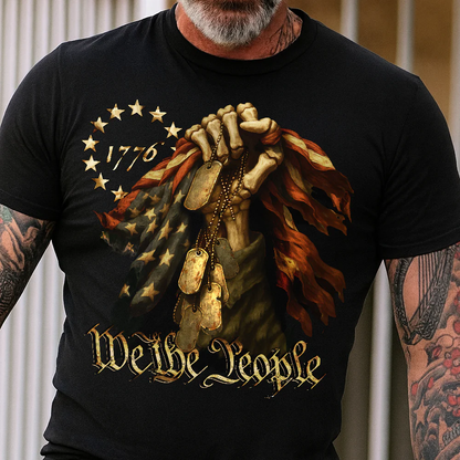 We The People - Bone Hand Shirt, 250th Birthday 1776-2026 Shirt