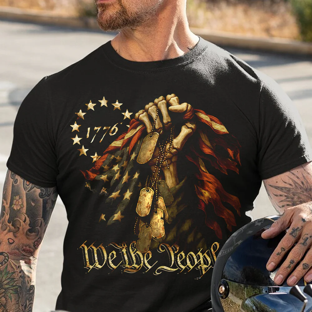 We The People - Bone Hand Shirt, 250th Birthday 1776-2026 Shirt
