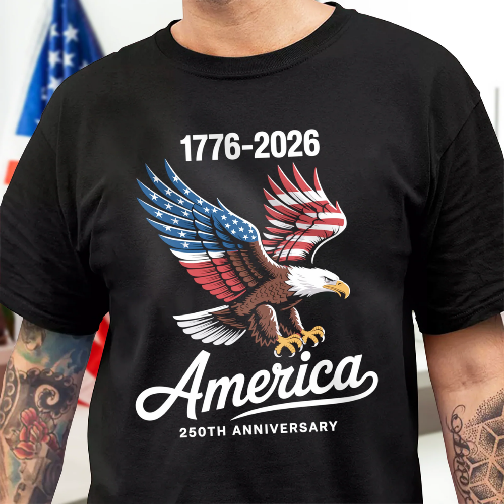Celebrate 250 Years of America USA Anniversary 1776-2026 Shirt, America Independence Day Shirt