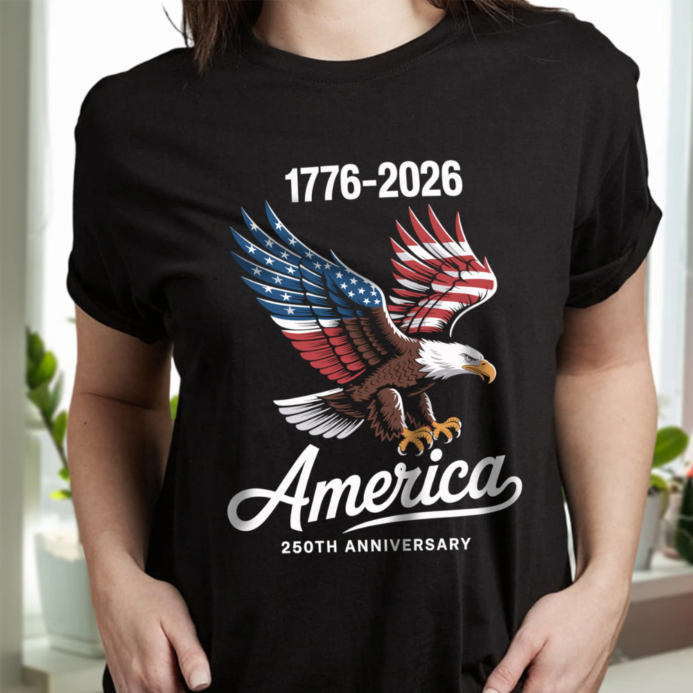 Celebrate 250 Years of America USA Anniversary 1776-2026 Shirt, America Independence Day Shirt
