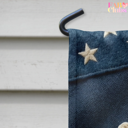 250th Anniversary USA Patriotic Faux Pattern - Personalized Flag