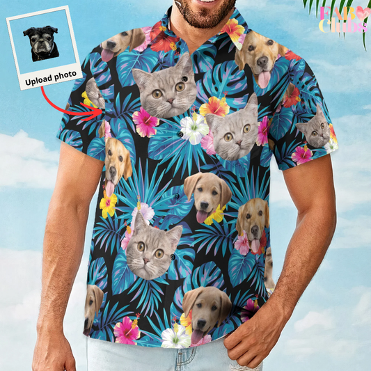 Custom Face For Men, Women - Personalized Photo Hawaiian Shirt