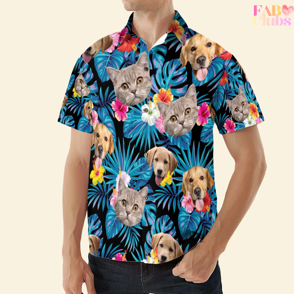 Custom Face For Men, Women - Personalized Photo Hawaiian Shirt