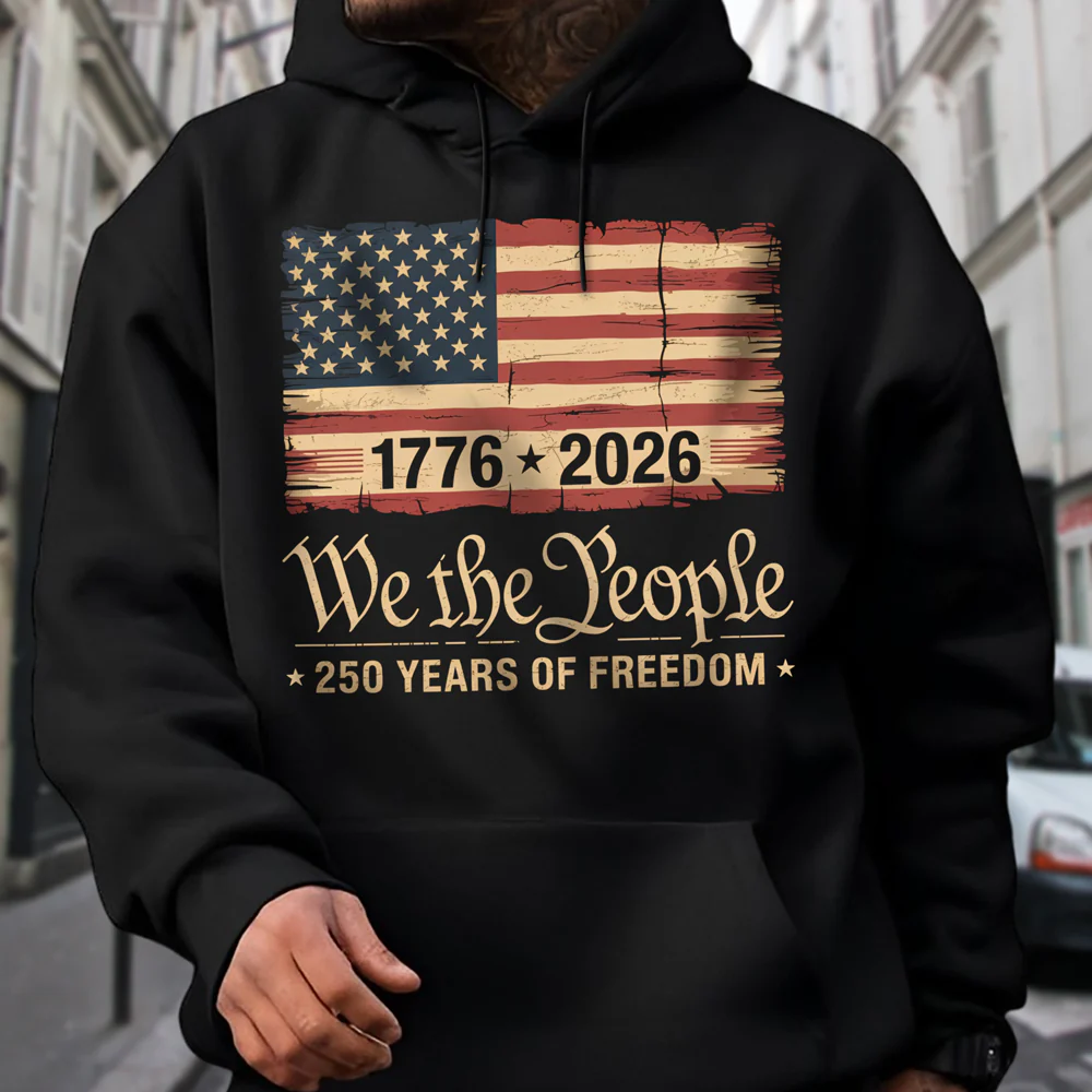 America 250th Birthday US Flag 250 Years, We The People  Shirt