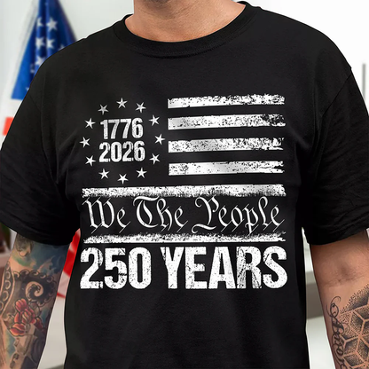 250 Years USA 250th Birthday 1776-2026 Eagle Flag Shirt, 4th Of July Shirt