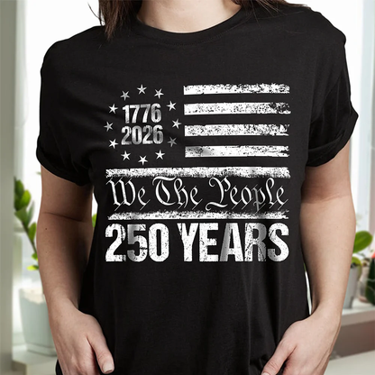 250 Years USA 250th Birthday 1776-2026 Eagle Flag Shirt, 4th Of July Shirt