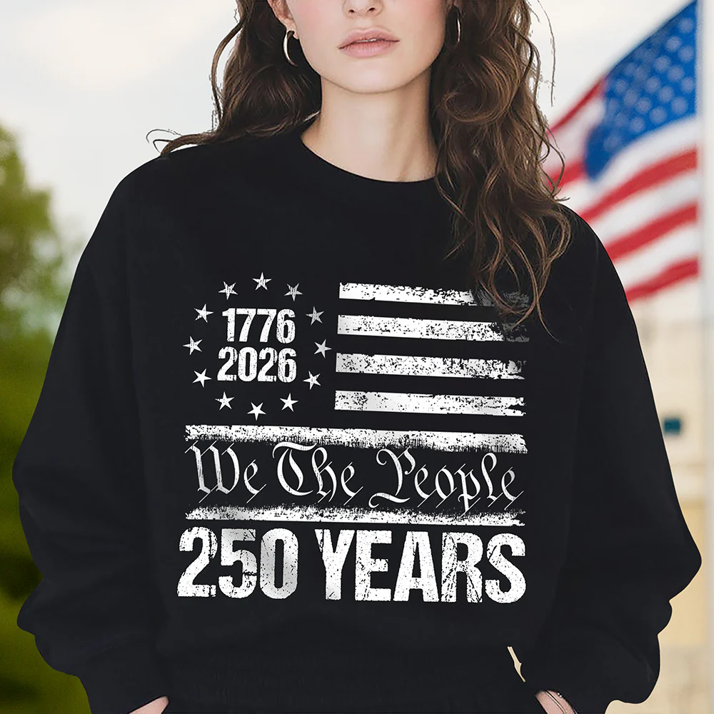 250 Years USA 250th Birthday 1776-2026 Eagle Flag Shirt, 4th Of July Shirt