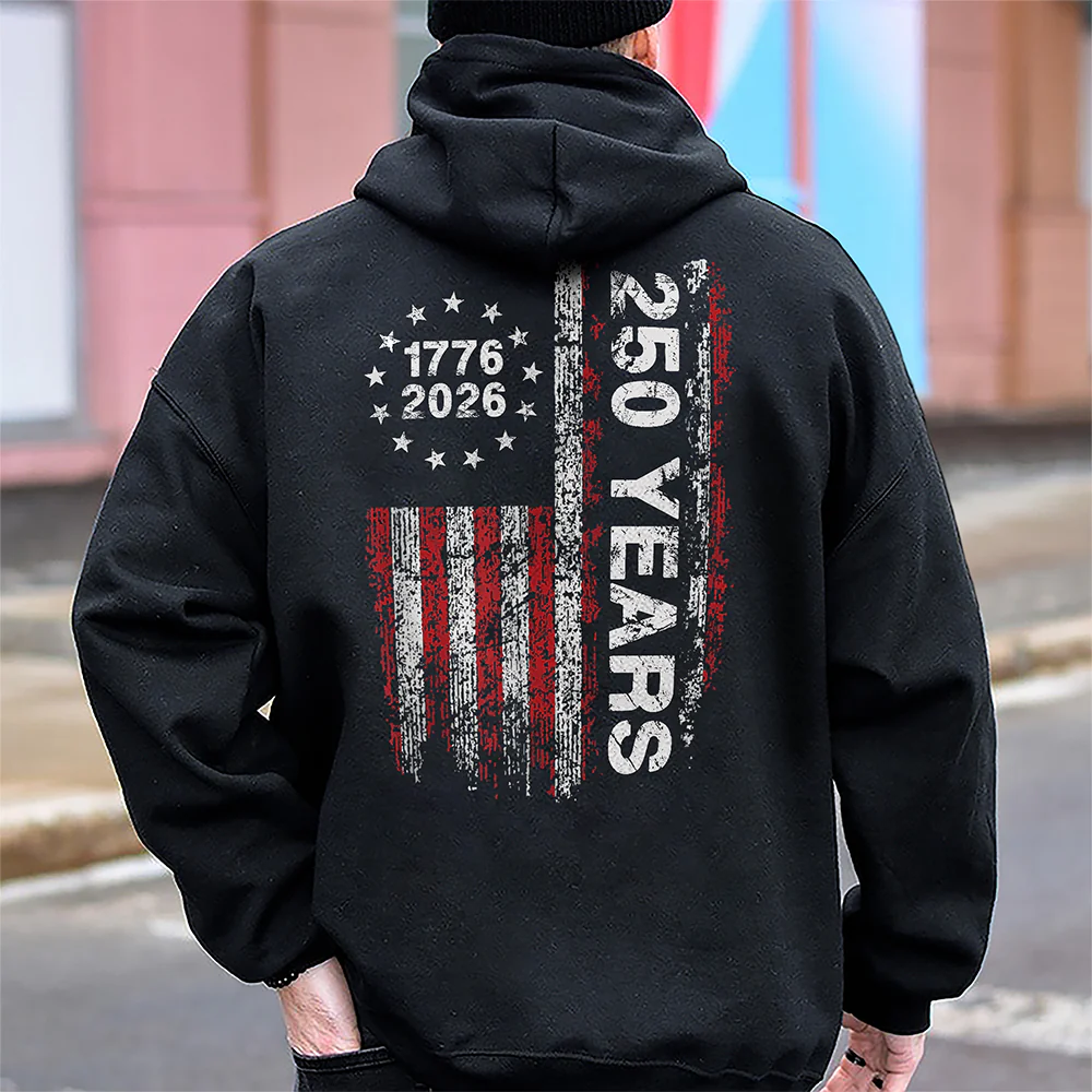 America 250th Birthday US Flag 250 Years We The People Back Side Shirt
