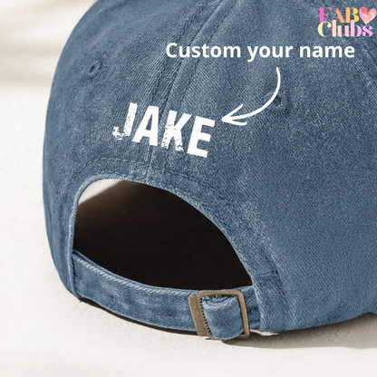 Rejecting Kings Since 1776 - Personalized Distressed Denim Cap