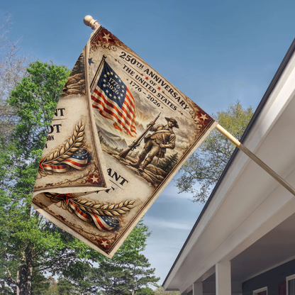 Descendant Of A Patriot - Personalized Flag