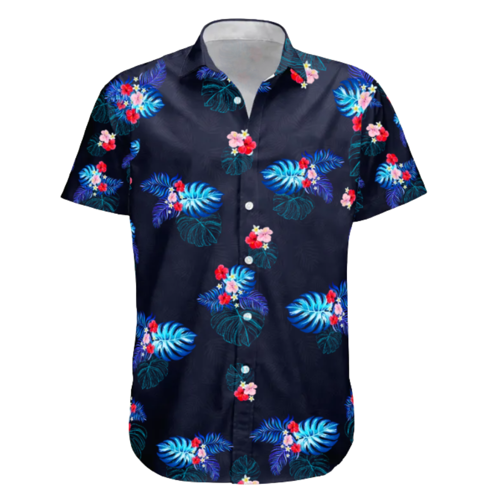 Custom Face Funny Photo Tropical Hibiscus Aloha For Dogs, Cats Lovers - Custom Photo Hawaiian Shirts